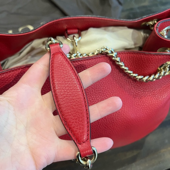 Red Gucci Soho shoulder bag - Picture 12 of 17